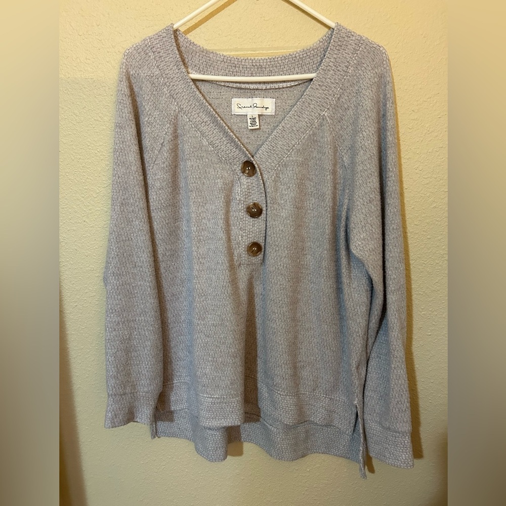 Gray sweater